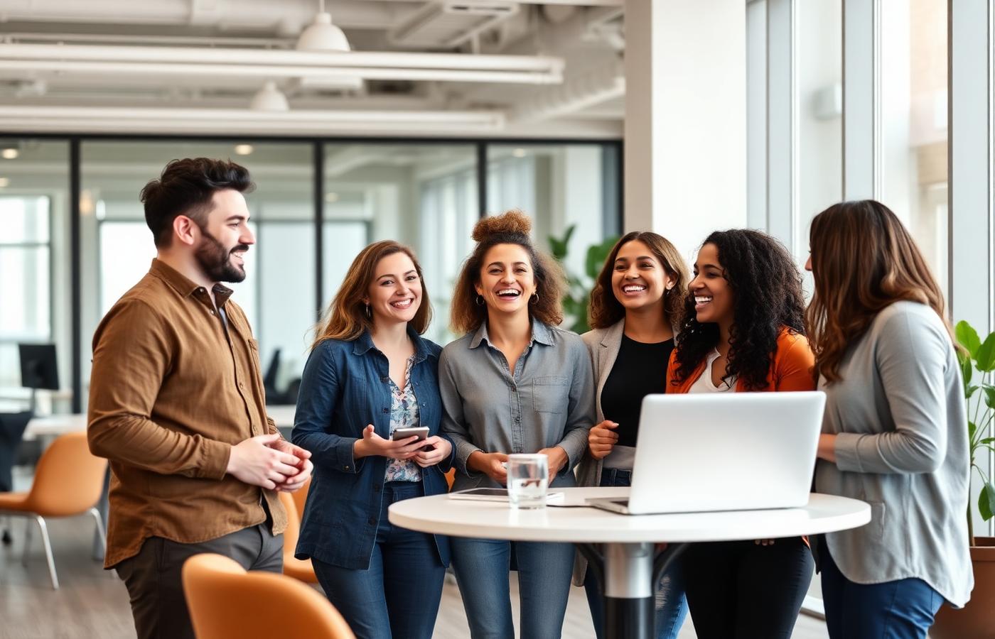 StarkCloudie team during a casual standup